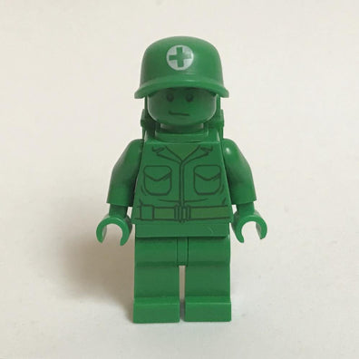 LEGO Minifigure-Green Army Man - Medic with Backpack-Toy Story-TOY002-Creative Brick Builders